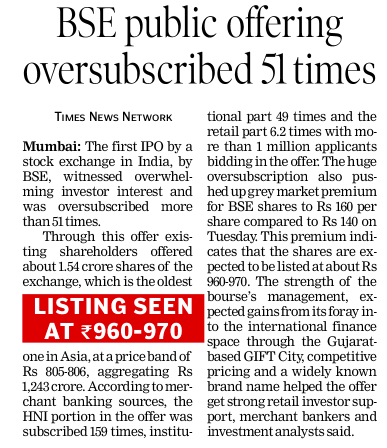 img for BSE public offering...